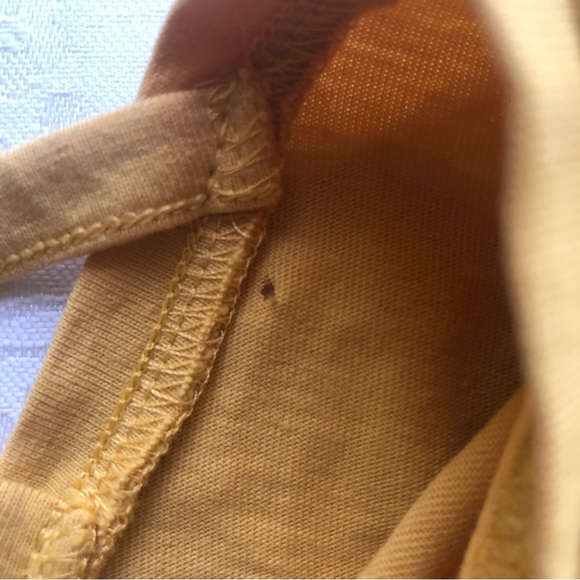 Cynthia Rowley Girls Size M (7-8) Yellow Long Sleeves Shirt Crisscross Back Top - Picture 13 of 15